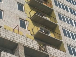 ЖК "Полтавский Шлях": продолжаются фасадные работы