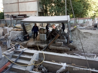 ЖК "Полтавский Шлях, 144": отделка торгово-офисной пристройки