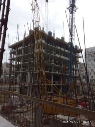 ЖК "Графика": хроника строительства, июль 2021 г.
