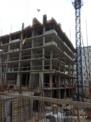 ЖК "Графика": хроника строительства, июль 2021 г.