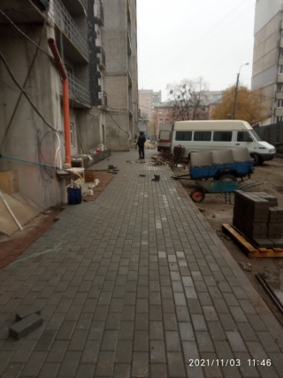 ЖК "Полтавский Шлях,144": благоустройство двора. 